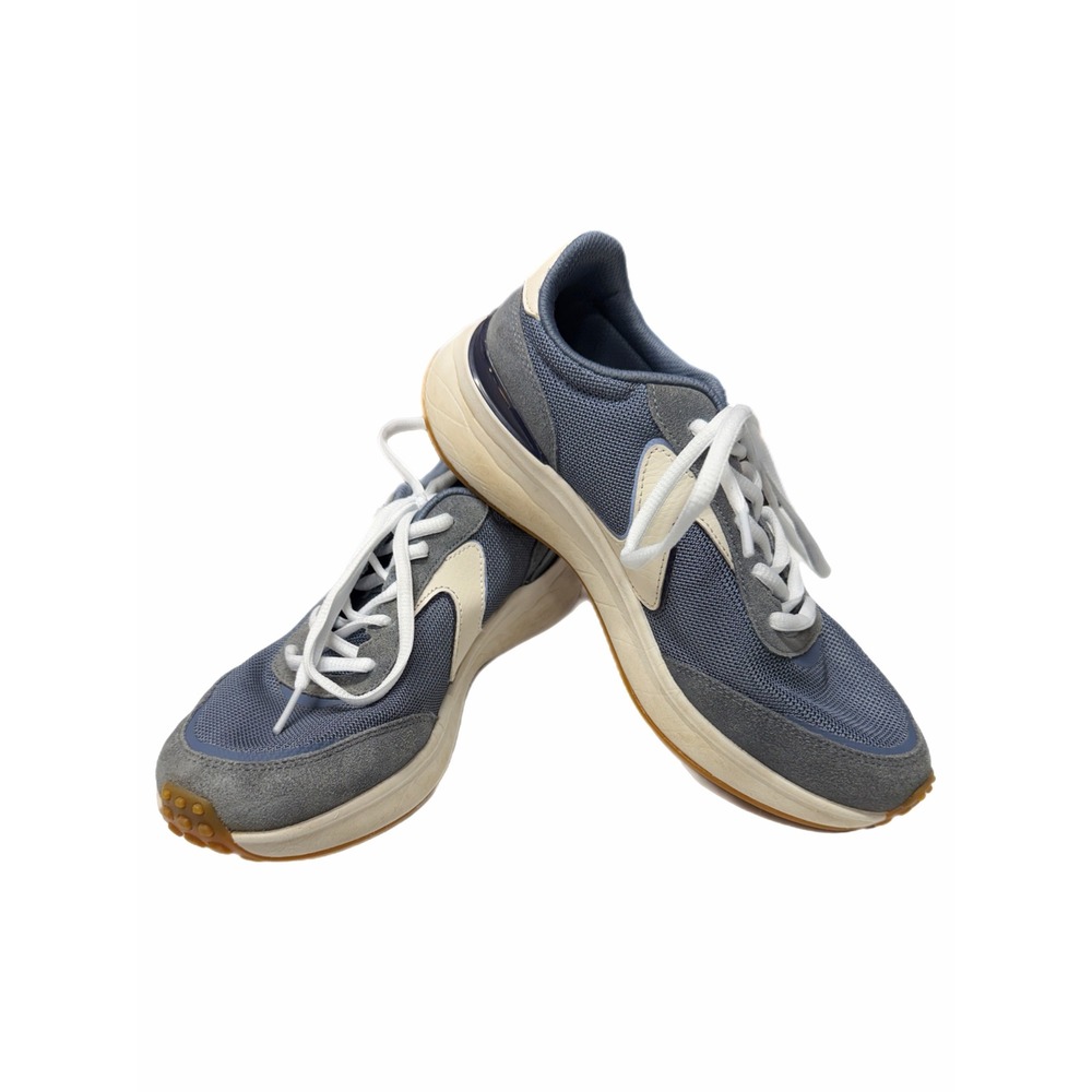 Skechers SKX Navy Blue Suede Mesh Air Cooled Sneakers 150600 Womens 7.5